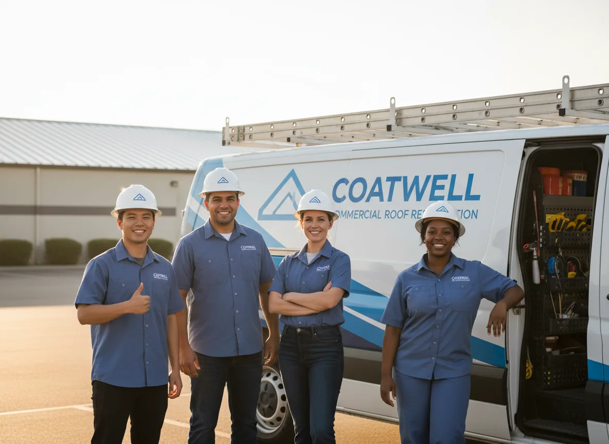 Commercial roof coating company in Puryear, TN